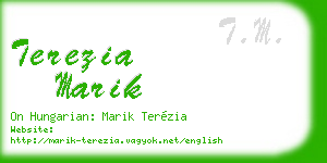 terezia marik business card